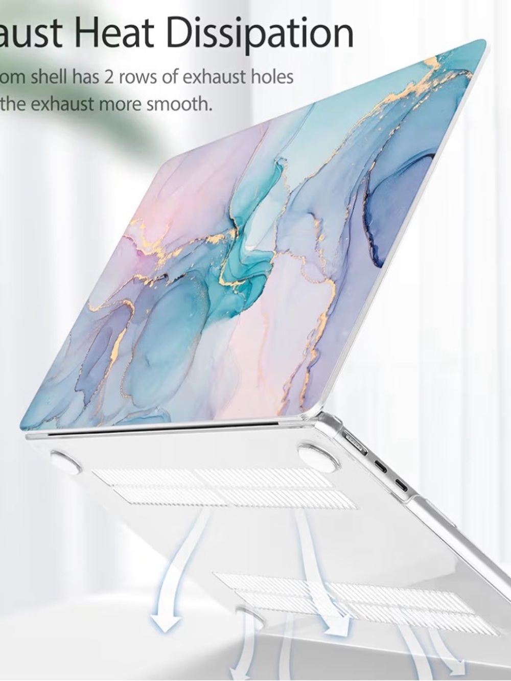 Marble MaxBookAir 13/13.5 Laptop Outer Cover, Key Board Cover, Screen Protector - Picture 6 of 6